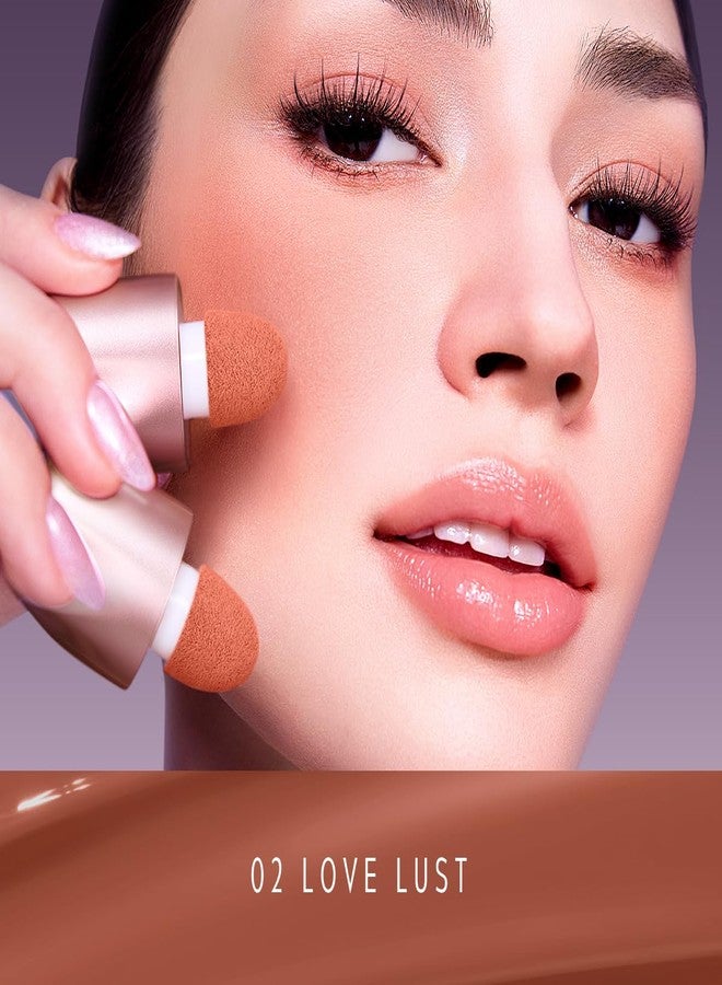 TIMEPHORIA Liquid Blush Makeup for Cheeks, Natural Matte Finish, Blush Tint Stick, Multi-Use, Long-Lasting Lip & Cheek Makeup, Lightweight (02) - Image 4